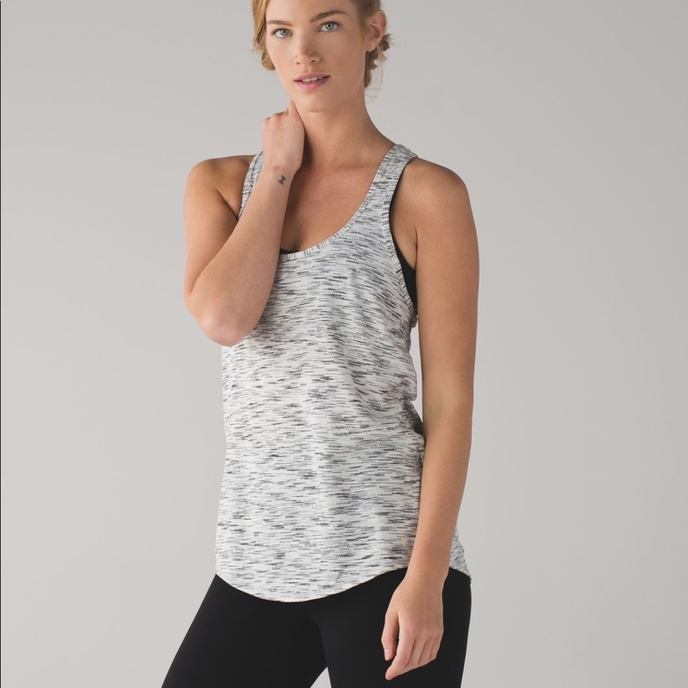 Salute the sun tank top